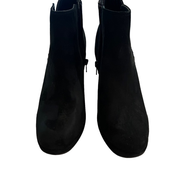 Women’s Black Suede Rampage Wedge Ankle Boots - Size 7 - Picture 3 of 3